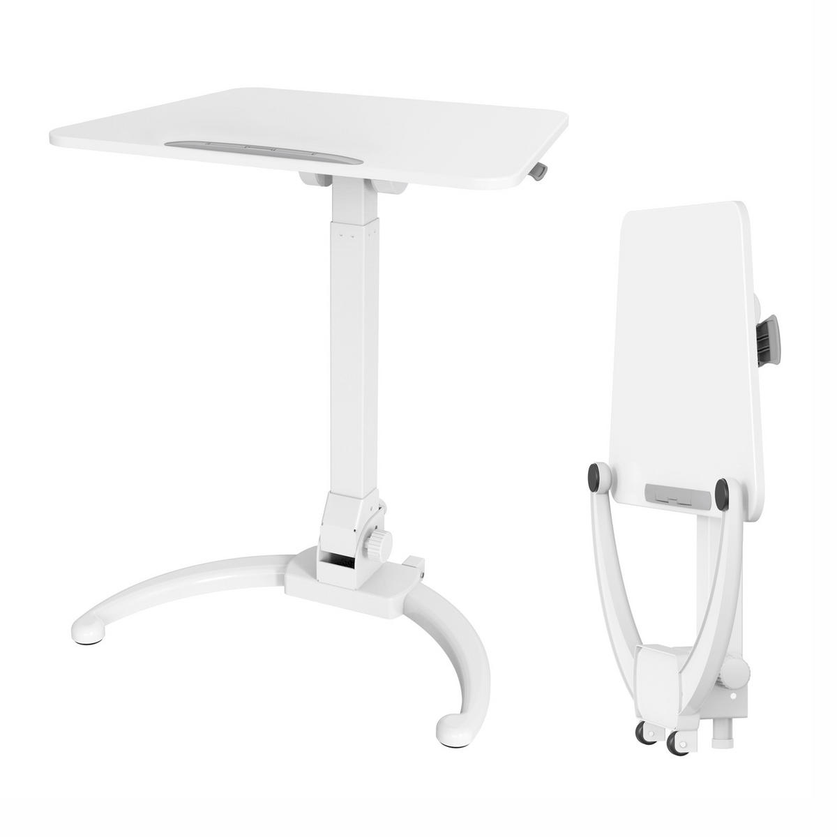 LAPTOPSTÄNDER Wonju Weiß - Weiß, Kunststoff (50/70/117cm) - SVITA