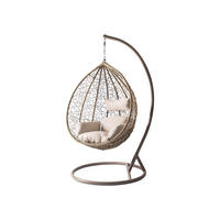 HÄNGESESSEL Savona - Beige, Metall (106/195/105cm) - MIRJAN24