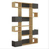 REGAL 9 Fächer L120 cm - Niho - Anthrazit, Holzwerkstoff (20/171/120cm) - Calicosy