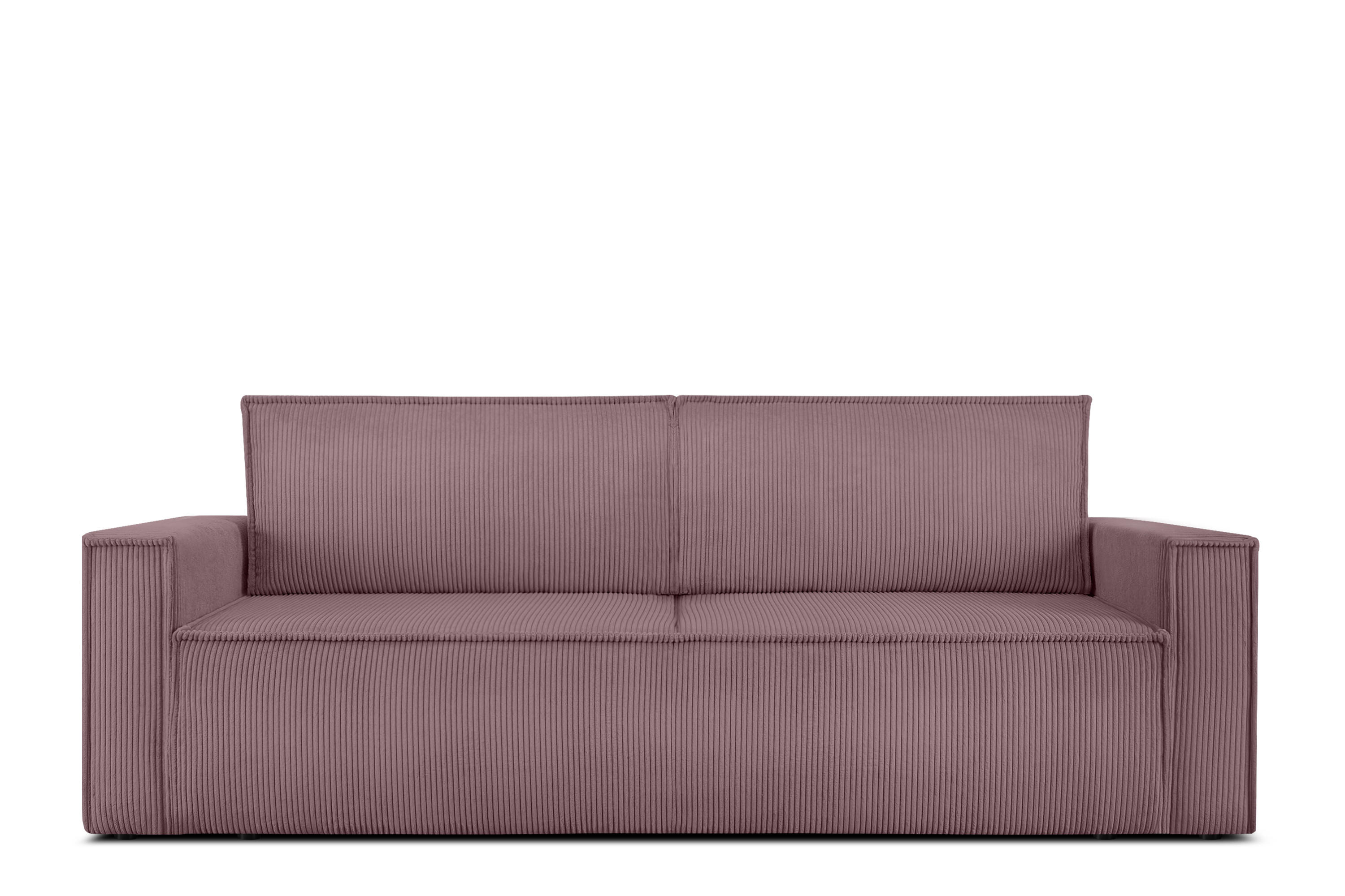 SCHLAFSOFA NAPI in Pet Friendly Cord-Stoff, hellviolett - Violett/Schwarz, Textil (228/89/101cm) - KONSIMO®