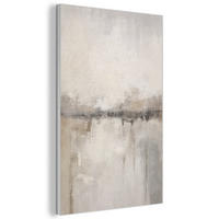 AKUSTIKBILD Moderne Kunst - Abstrakt - Beige Wanddeko 60x90 cm - Beige, Kunststoff (60/90/0.9cm) - MuchoWow