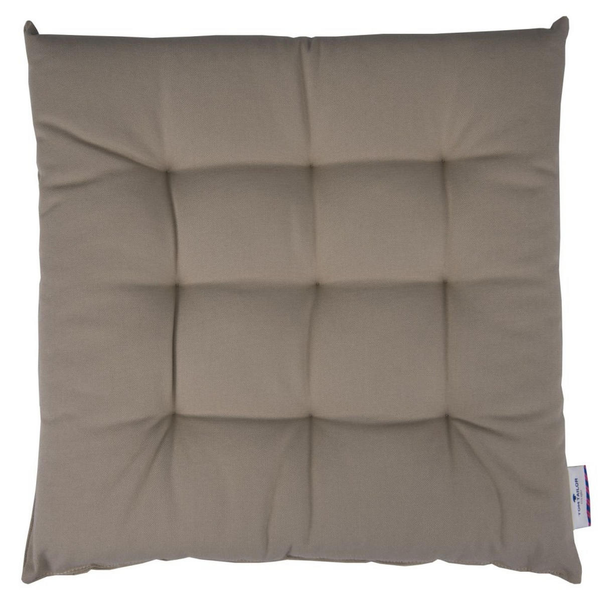 ZIERKISSENHÜLLE Dove ecrue 40x40cm - Graubraun, Textil (40/40cm) - Tom Tailor