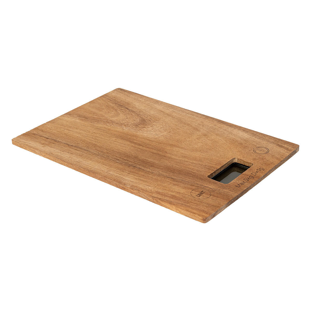 KÜCHENWAAGE Akazienholz Harmony 21,5/15/2 cm - Braun, Kunststoff (15/2/21.5cm) - 5five Simply Smart