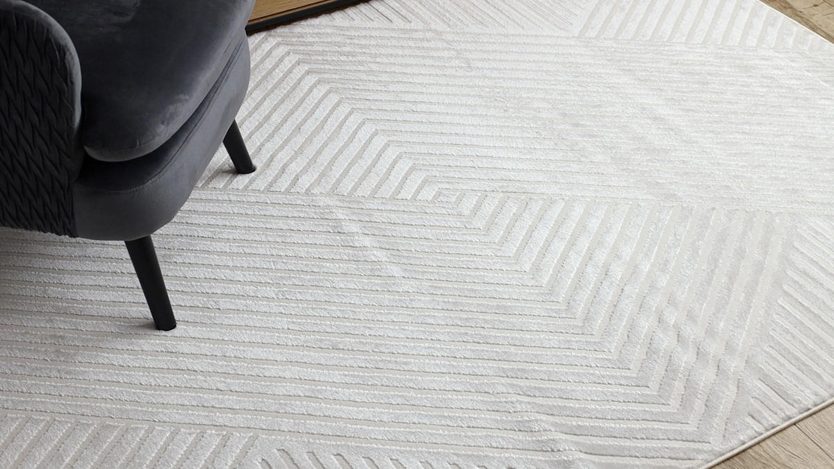 TEPPICH Balance 140/190 cm - Creme, Textil (140/190cm) - rugsX