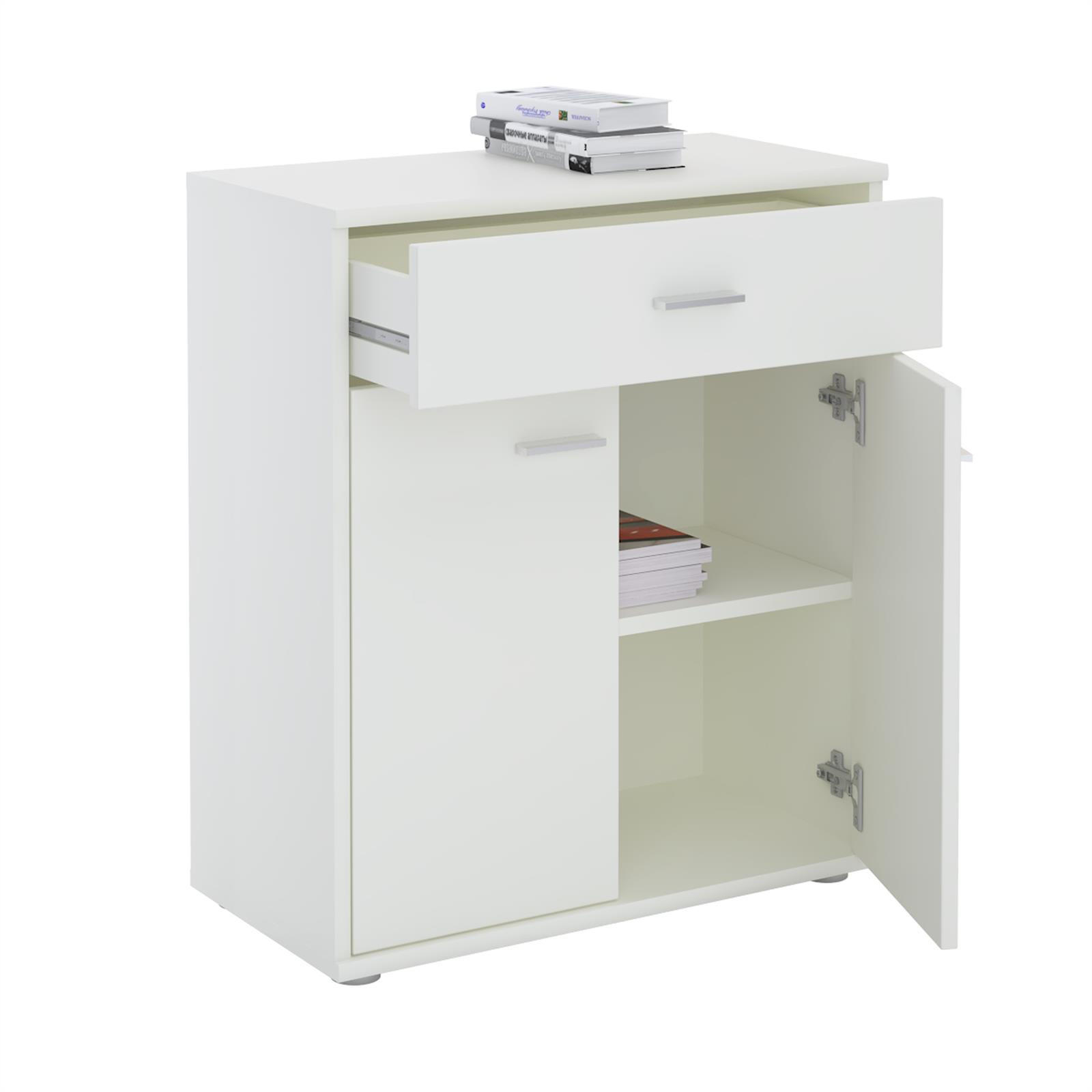KOMMODE TOMMY - Weiß, Holzwerkstoff (60/70/30cm) - CARO-Möbel