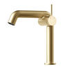 WASCHTISCHARMATUR Ventilkernzertifizierung Champagnergold 15cm - Goldfarben, Metall (20/7.6/22.2cm) - EMKE