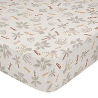 SPANNBETTTUCH dino family 60x120x14 cm (kinderbett) mehrfarbig - Multicolor, Textil (70/140cm) - Happy Friday