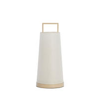 TISCHLAMPE Fyon Braun Ø20/45 cm - Braun, Textil (20/20/45cm) - Light & Living