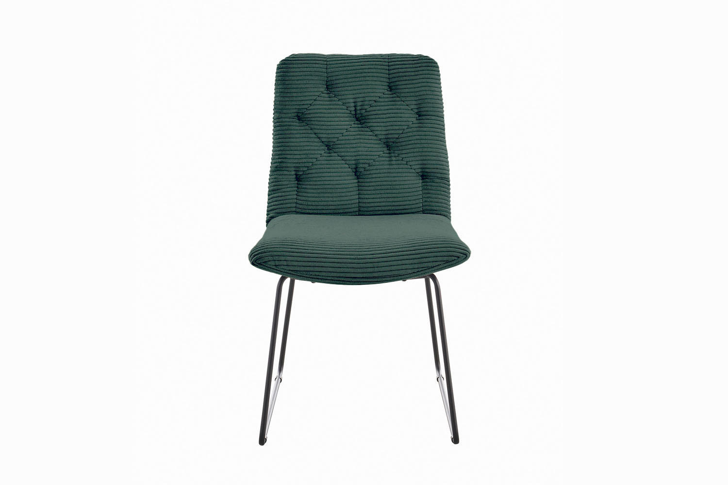 ESSZIMMERSTUHL NEW CHARME Smaragdgrün Cord - Smaragdgrün, Textil (52/87/66cm) - KAWOLA