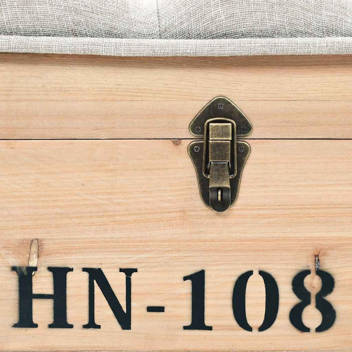 SITZBANK Mit Stauraum 110 Cm Massivholz Tanne - Braun, Holz (110/50/40cm) - vidaXL