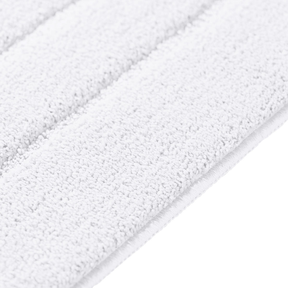 BADTEPPICH Milano - 60 x 100 cm - Weiß - Weiß, Textil (60/100cm) - SCHIESSER