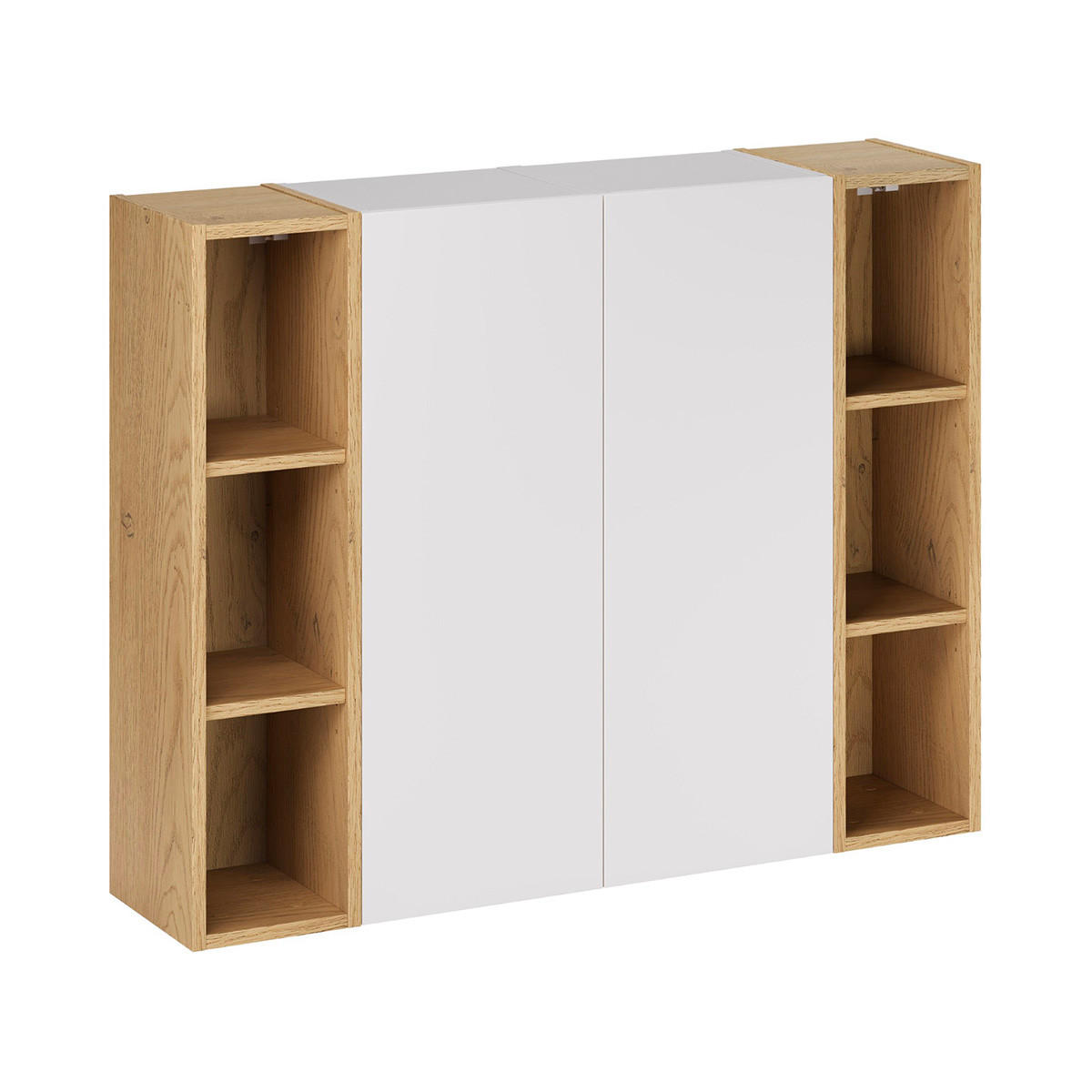 ZÁVĚSNÝ SLOUPEK Oria Bílá - bílá, kompozitní dřevo (50/160/26.6cm) - Petits-meubles