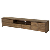 TV-BOARD Mango 260x45x50 braun geölt PURE MANGO #225 - Braun, Holz (260/50/45cm) - Massivmoebel24