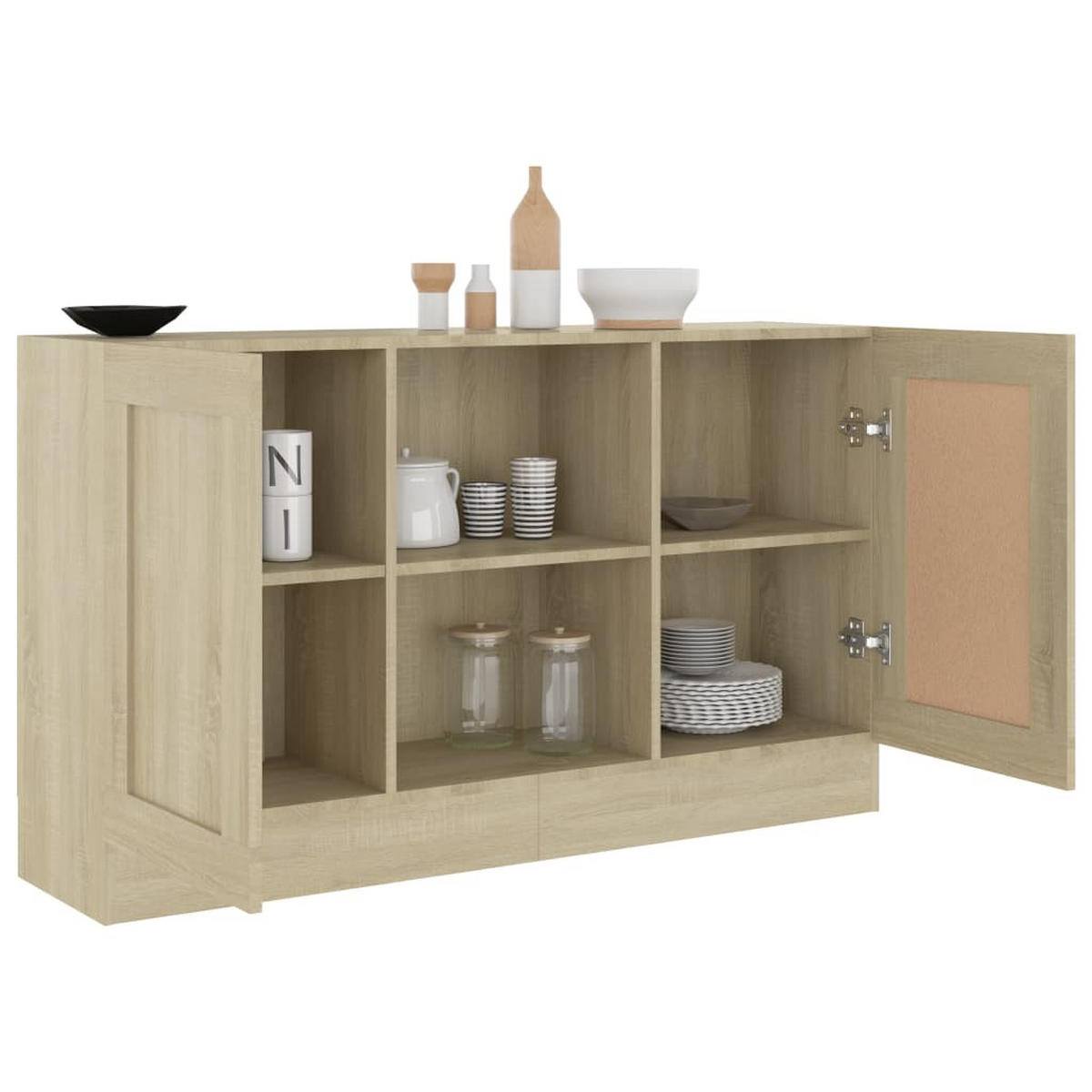 SIDEBOARD Sonoma-Eiche 120/30,5/70 Cm Holzwerkstoff - Alteiche, Holzwerkstoff (30.5/70/120cm) - vidaXL