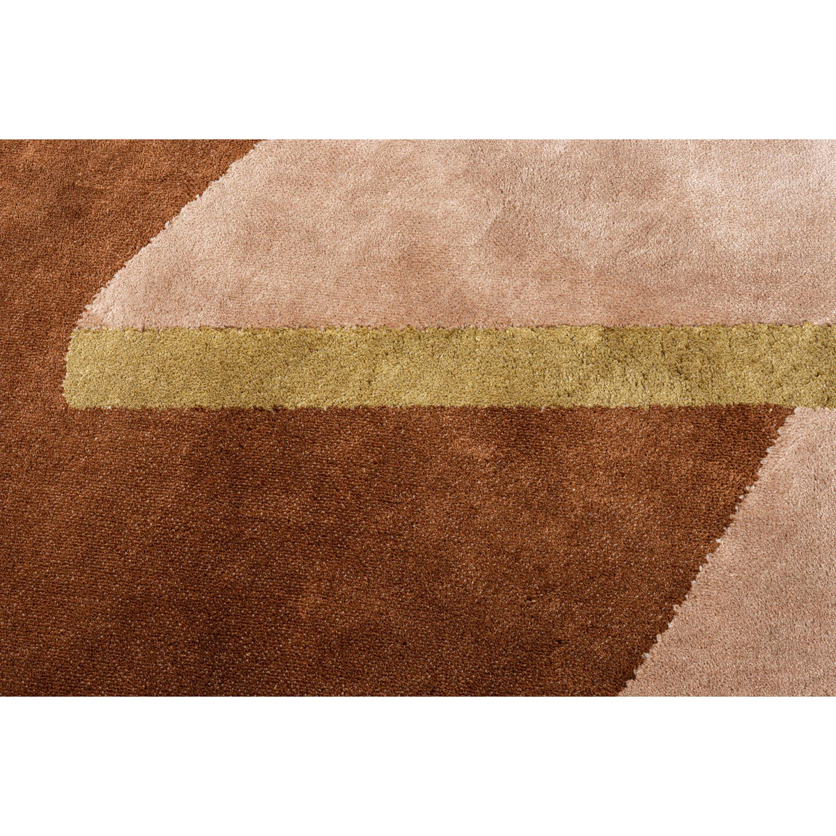 TEPPICH Phila 160x257 cm Terra - Braun, Kunststoff (257/160cm) - Zuiver