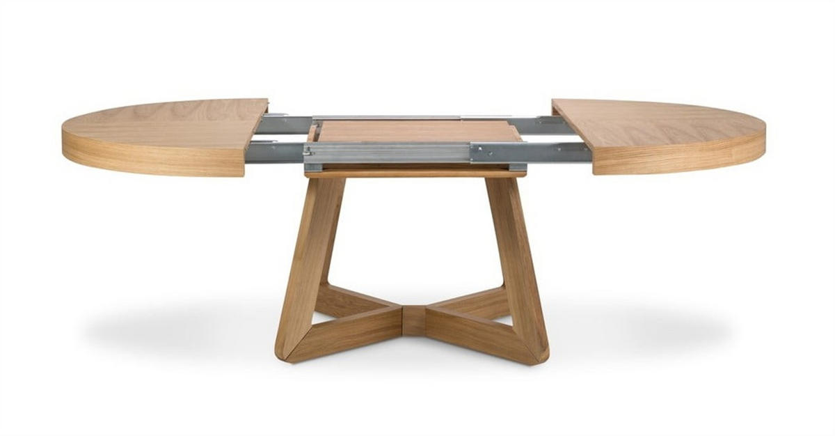ESSTISCH SOLIS Ausziehbar 130 - 230 / 130 x 76 cm - Eichefarben, Holz (130/130/76cm) - MASSENO