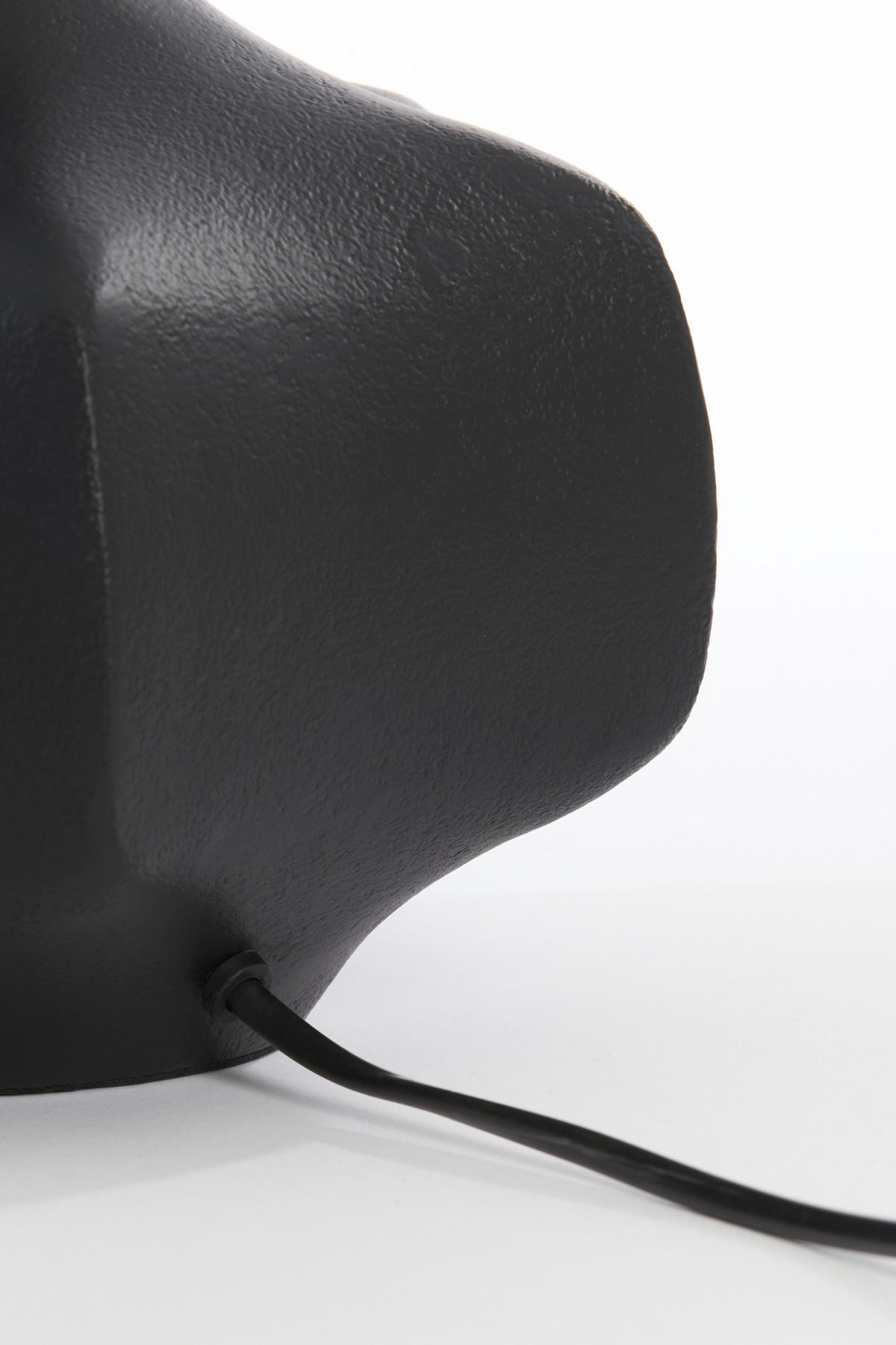 LAMPENFUSS Barril Schwarz Ø19/25 cm - Schwarz, Metall (19/19/25cm) - Light & Living