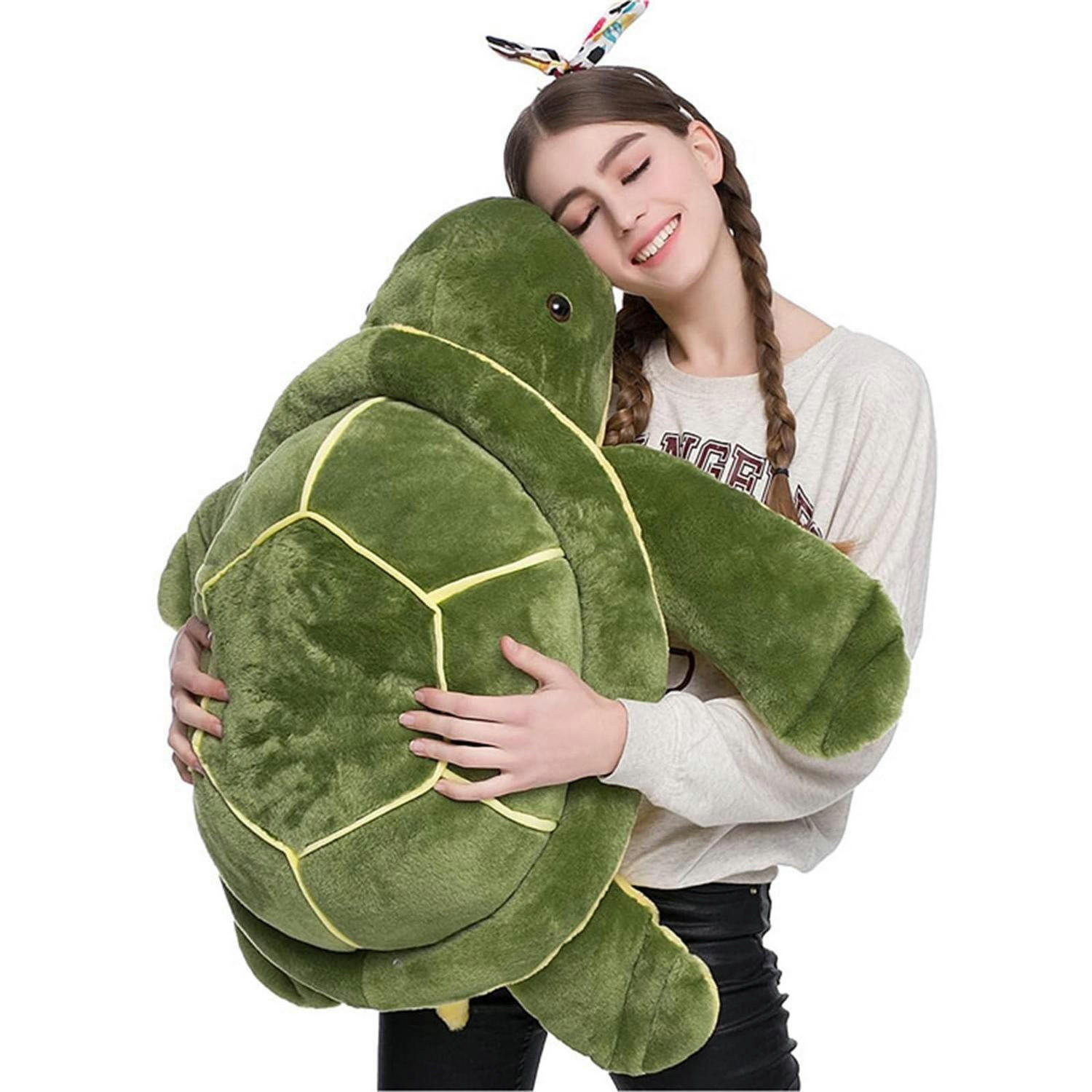 PLÜSCHTIER Schildkröte 65 cm Grün - Grün, Textil (65/65cm)