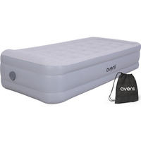 LUFTBETT Luftmatratze selbstaufblasend 196 x 97 x 47 cm mit abnehmbarer Pumpe - Grau, Kunststoff (97/196cm) - Avenli