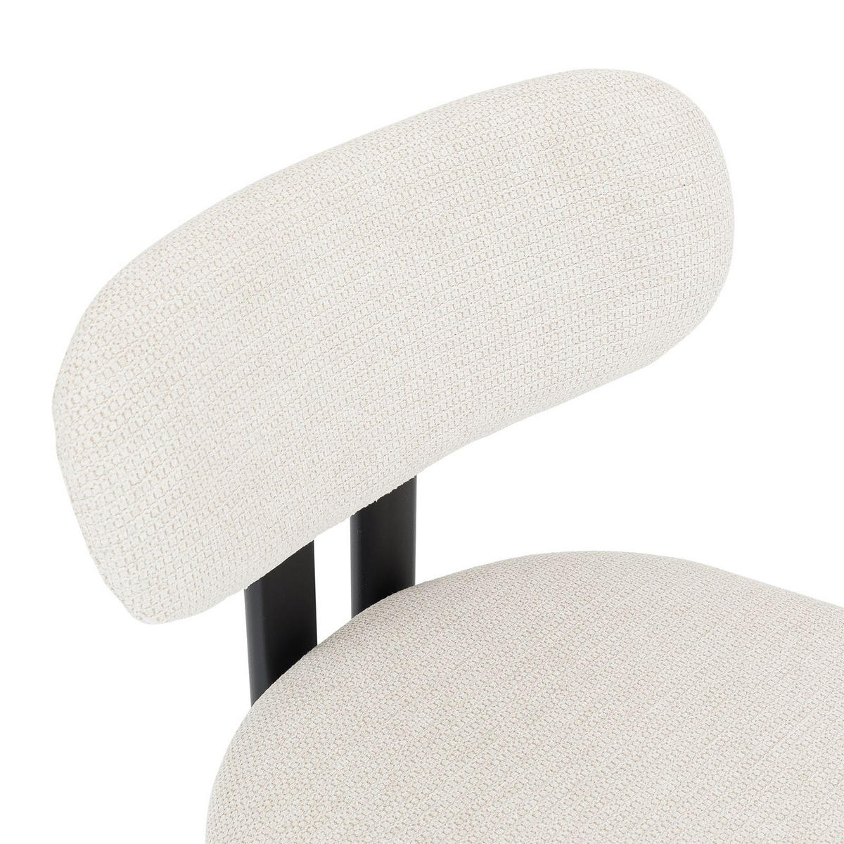 ESSGRUPPE ORSA FRANCA 7er Set schwarz - Schwarz, Holzwerkstoff/Metall - IDIMEX