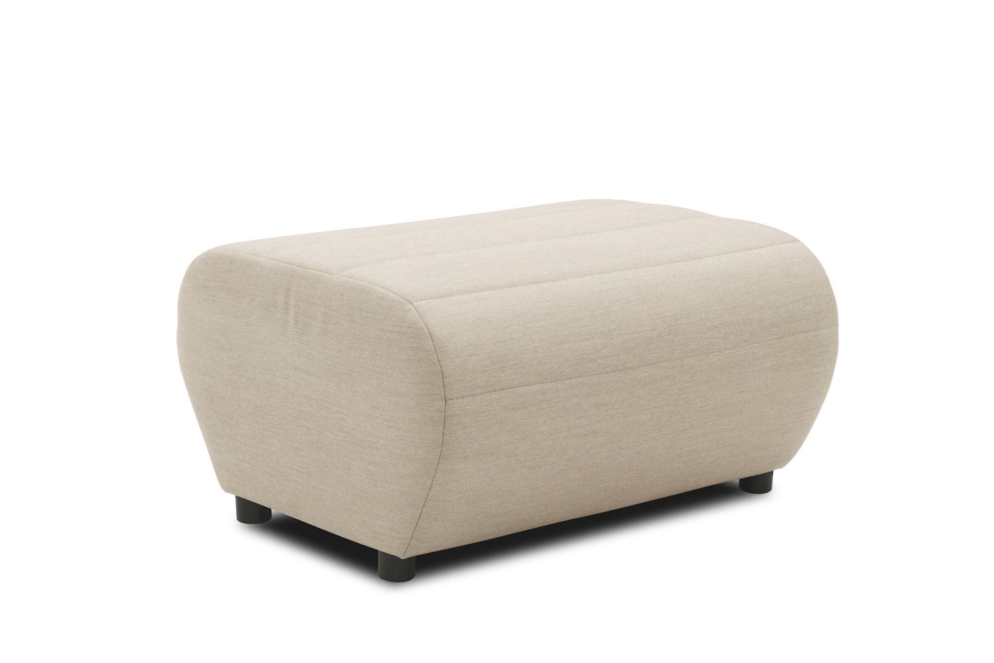 GARTENLOUNGE-HOCKER Boudicca 73x40x63 mit Outdoorbezug in taupe - Taupe, Kunststoff (73/40/63cm) - 58aufmkessel