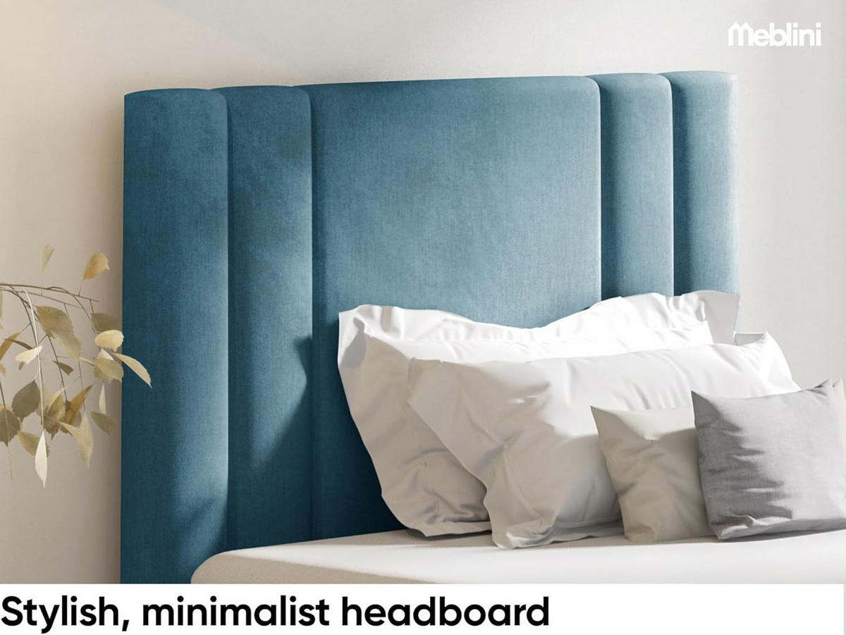 KINDERBETT CARDI - Blau, Holzwerkstoff (84/208cm) - Meblini