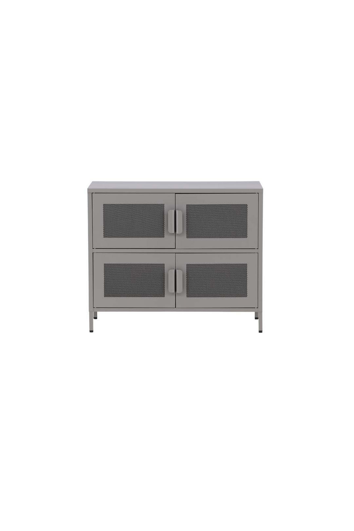 SIDEBOARD Hellgrau - Hellgrau, Holzwerkstoff (90/75/40cm) - ebuy24