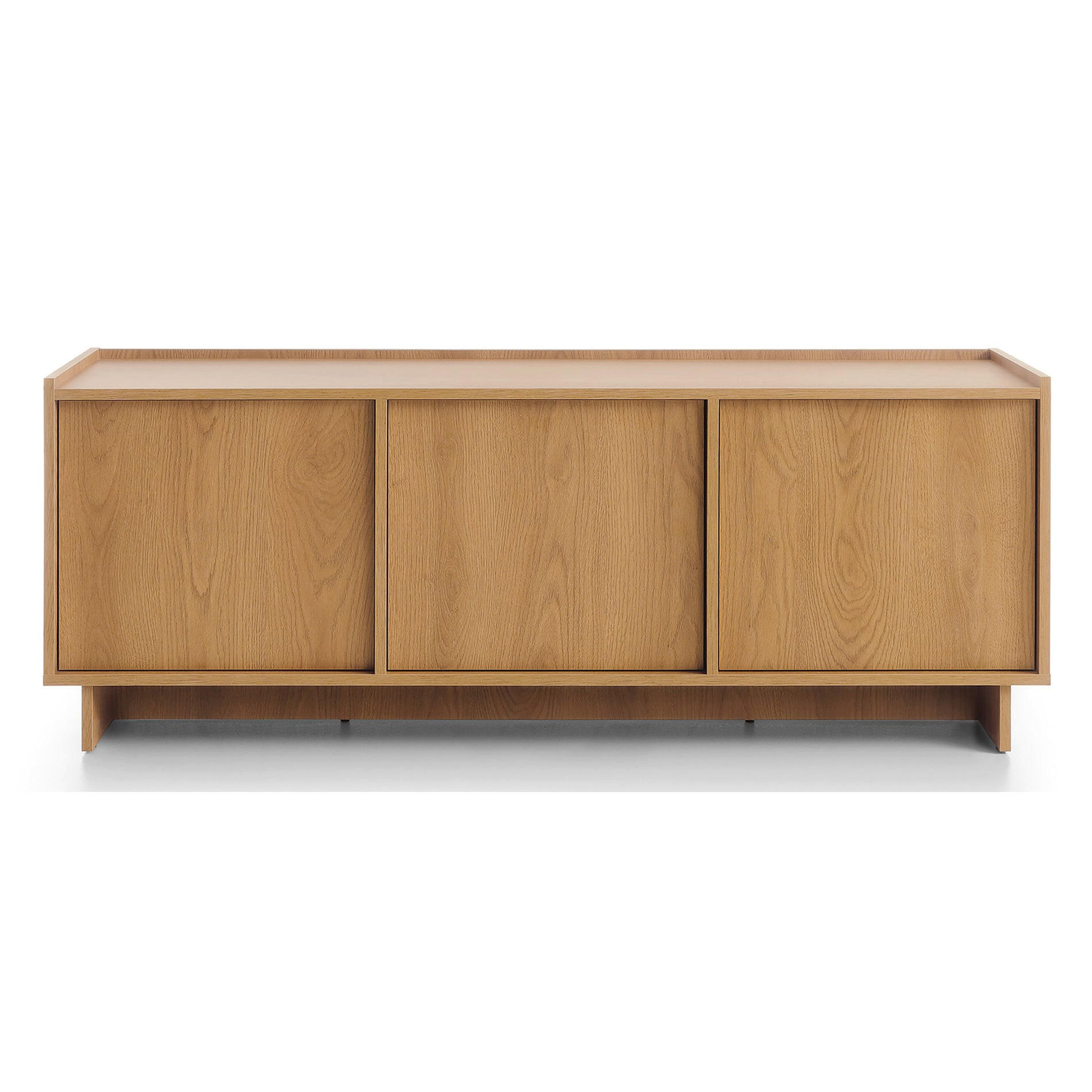 TV-LOWBOARD Yasumi 147 cm - Eichefarben, Holzwerkstoff (147/55/39cm) - Selsey
