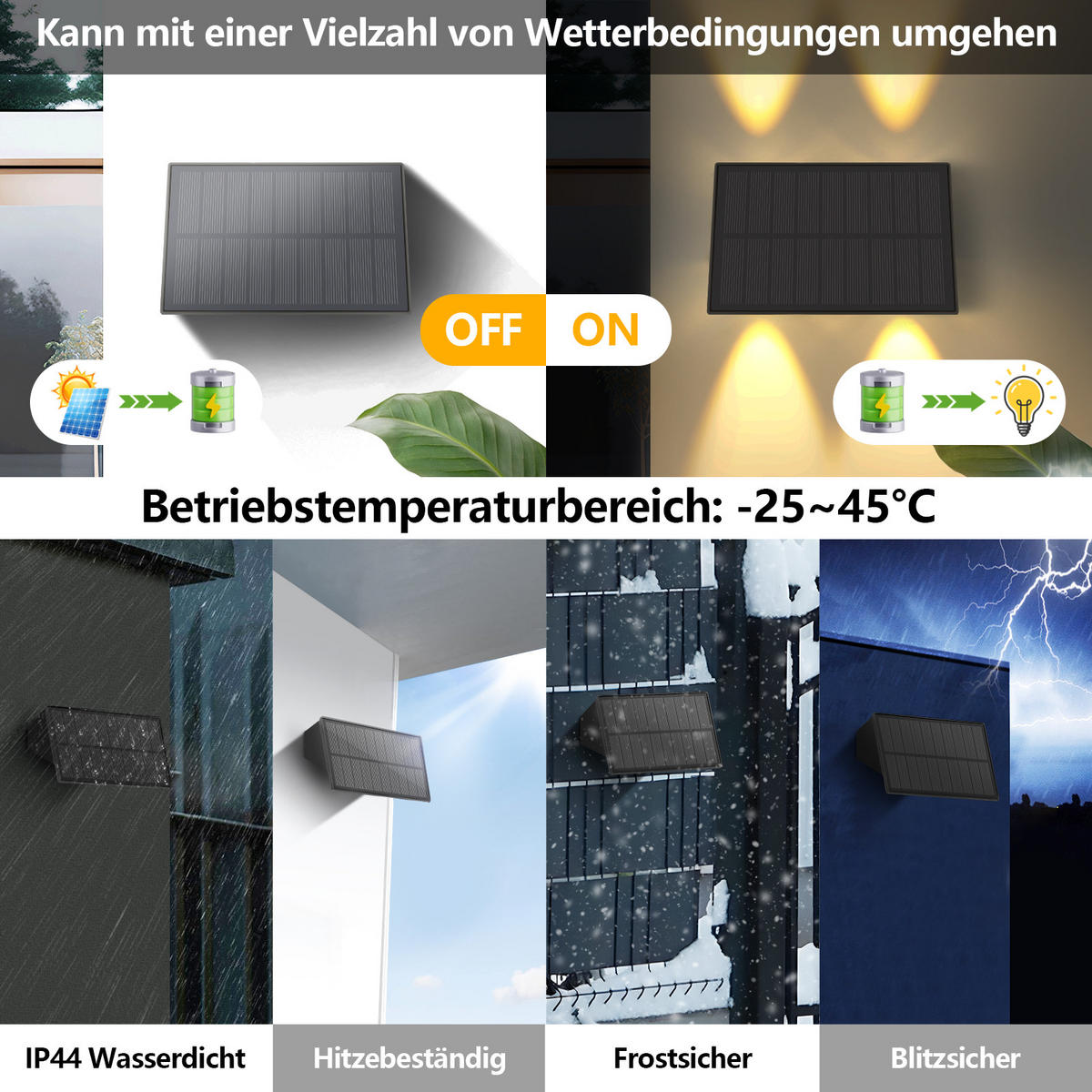 WANDLEUCHTE NYCT 8.5/7.4/14.2 cm （2er-set） - Schwarz, Metall (8.5/7.4/14.2cm) - ZMH