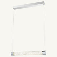 LED HÄNGELLEUCHTE Alivio Silber Chrom - Silberfarben, Metall (70/7/150cm) - Globo Lighting