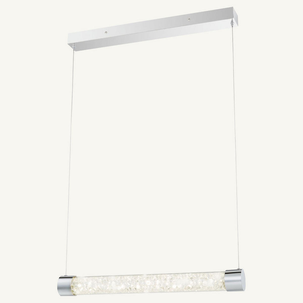 LED HÄNGELLEUCHTE Alivio Silber Chrom - Silberfarben, Metall (70/7/150cm) - Globo Lighting