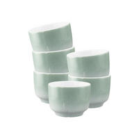 KAFFEETASSEN OHNE HENKEL Sento Home Aura mint 210 ml - Mintgrün, Keramik (0.21L) - Seltmann Weiden