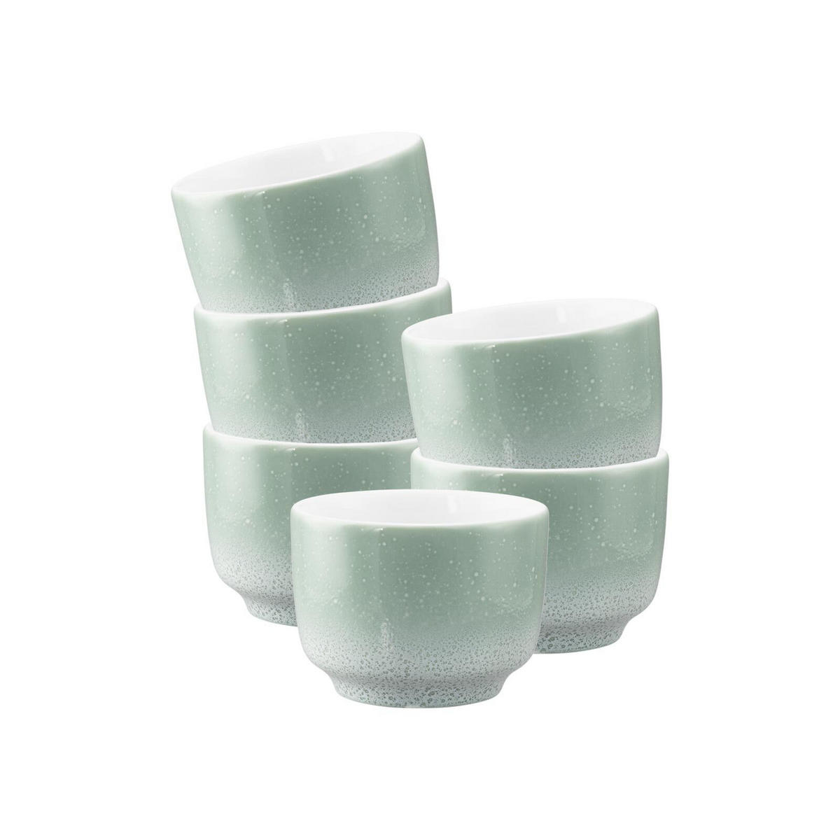 KAFFEETASSEN OHNE HENKEL Sento Home Aura mint 210 ml - Mintgrün, Keramik (0.21L) - Seltmann Weiden