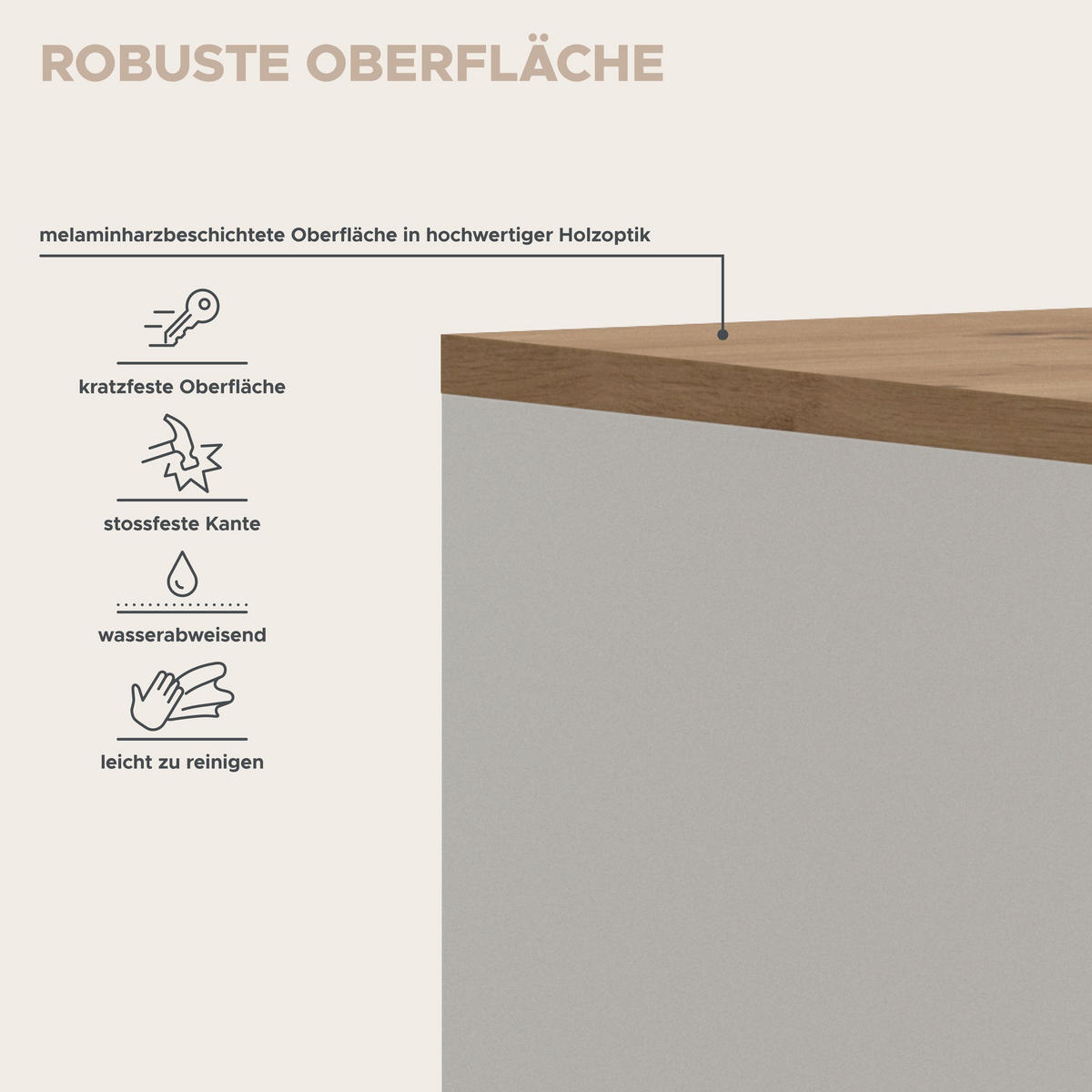 GARDEROBENSCHRANK Nova Garderobe in Basalt grau Nb. und Artisan Nb. B/H/T: 65x190x37 cm - Weiß, Holzwerkstoff (65/190/37cm) - Homes & Jones