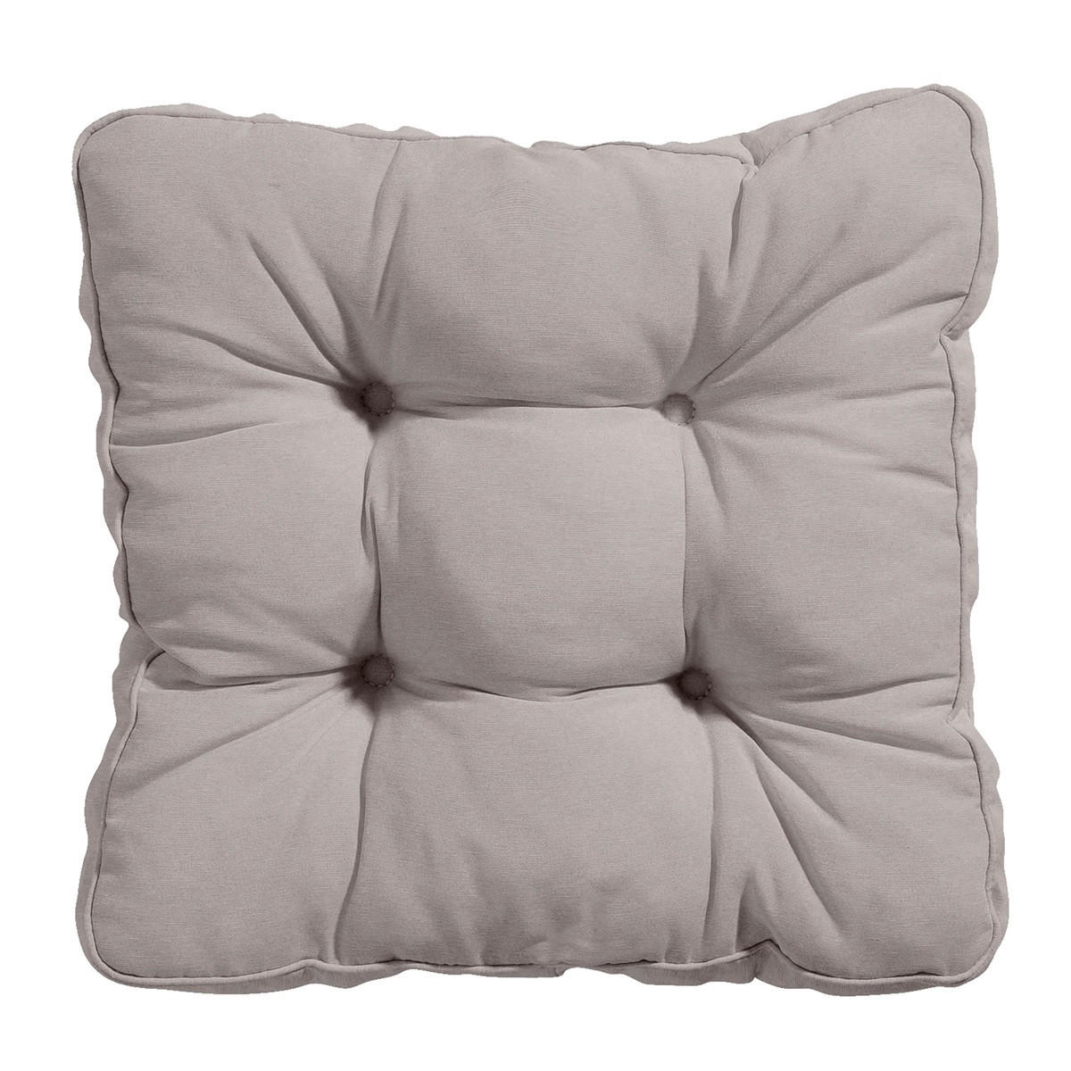 SITZKISSEN Panama 47/47 cm 4er-Set - Taupe, Textil (47/8/47cm) - Madison