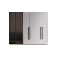 KLEIDERSCHRANK Barcelona 6 trg. - Anthrazit, Holzwerkstoff (250/220/65cm)