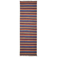 HANDWEBTEPPICH Kelim Gashgai Mehrfarbig 198/60 cm Schurwolle - Multicolor, Textil (60/198cm) - Looma