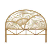 BETT-KOPFTEIL 160 cm - Rattan - Holzfarben - EFELA - Naturfarben, Holzwerkstoff (165/130/4cm) - Vente-Unique