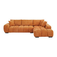 SOFA - 5 Personen - stoff - terracotta Berenia - Terracotta, Textil (298/82/207cm) - Vente-Unique