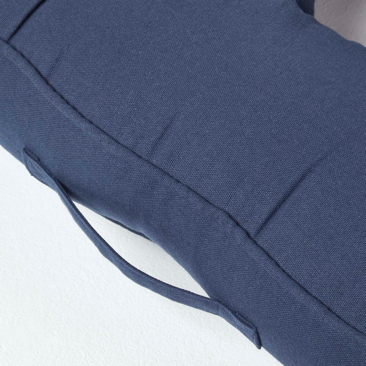 SITZKISSEN mit Aussparung dunkelblau 50/50/10 cm – Entlastungskissen, Baumwolle - Dunkelblau, Textil (50/50/10cm) - Homescapes