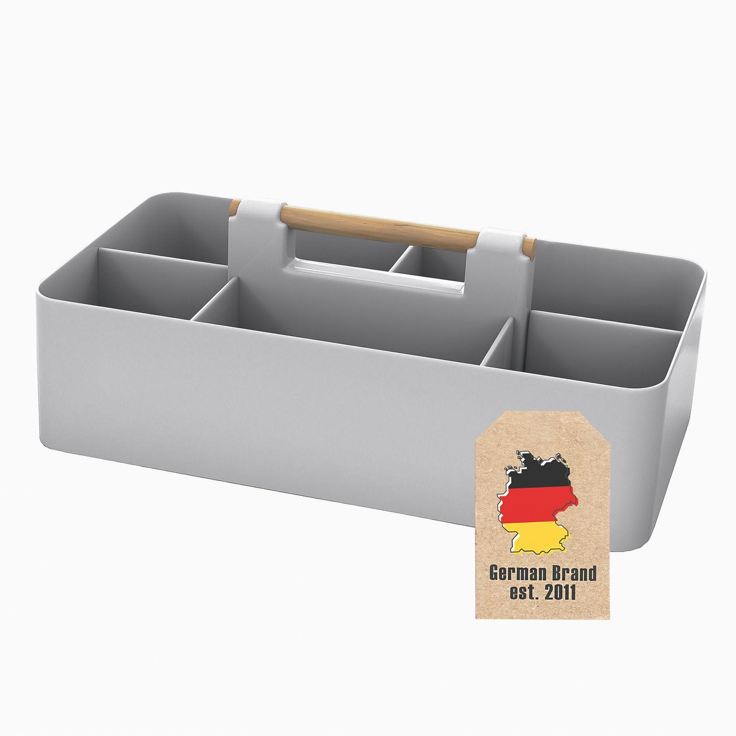 Intirilife Make-Up-Organizer Grau 15.5x8x32 cm