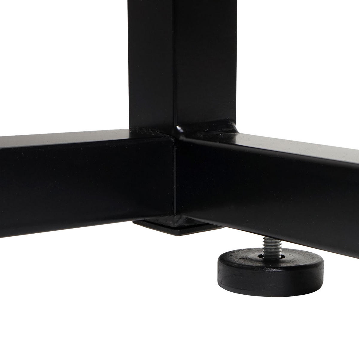 ECK-SCHREIBTISCH Dunkelbraun - Dunkelbraun, Metall (140/140/76cm) - MCW