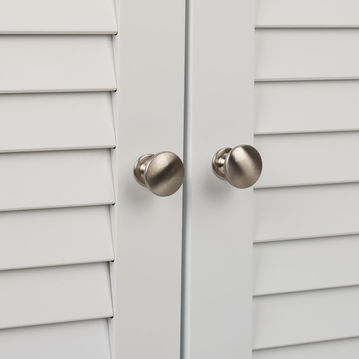 BADSCHRANK - Weiß, Holzwerkstoff/Metall (60/80/29cm) - Relaxdays