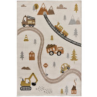 KINDERTEPPICH Beige Beats 120/170 cm - Beige, Naturmaterialien/Textil (120/170cm) - Atticgo