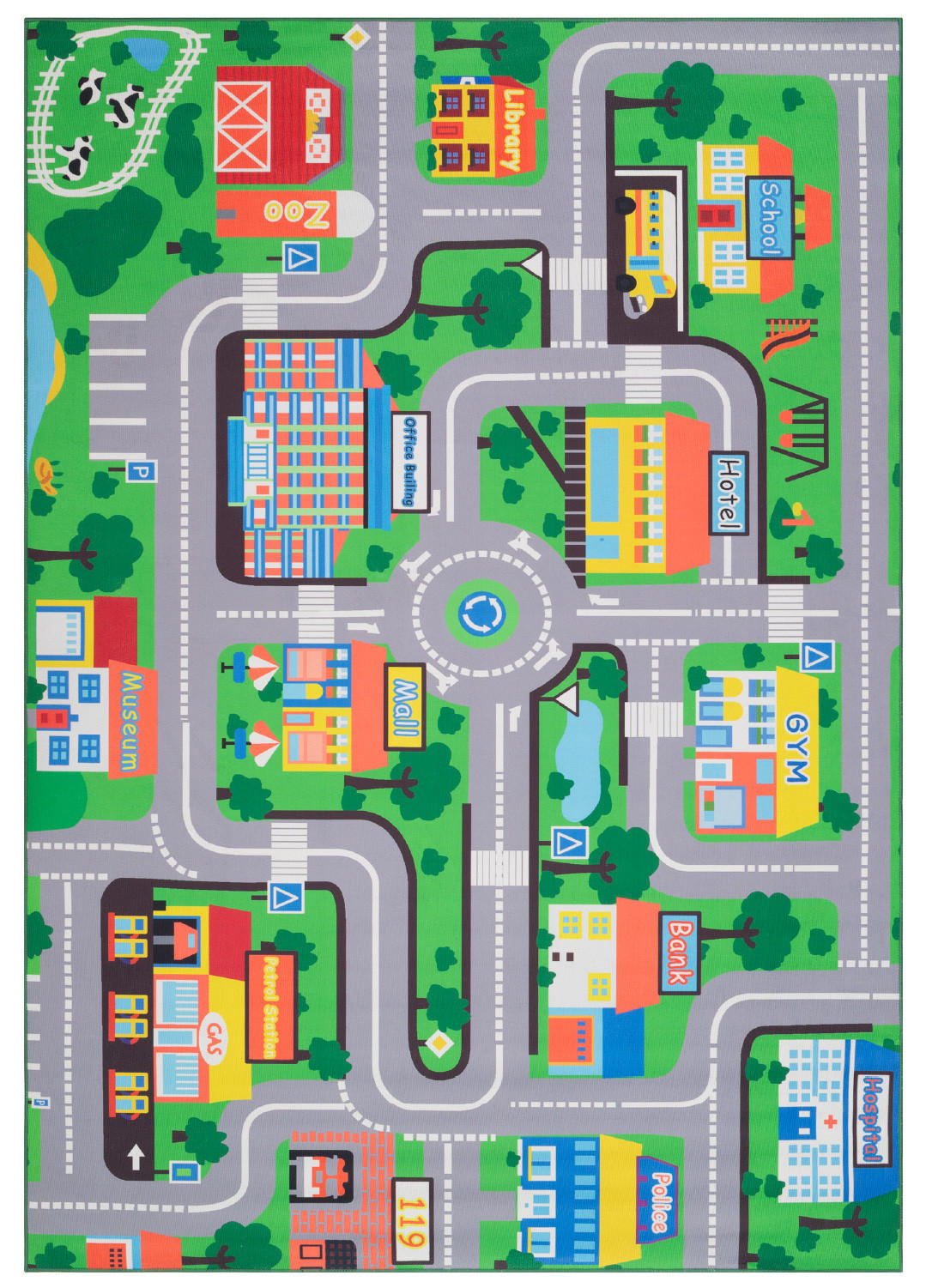 Tapiso Teppich Mehrfarbig 160x230 cm