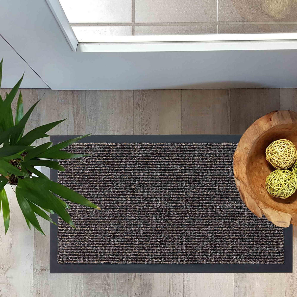 FUSSMATTE INDOOR JADE - Beige, Textil (80/120cm) - Astra