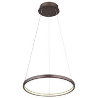 LED HÄNGELEUCHTE Metall Kaffeefarben - Braun, Metall (38.5/38.5/120cm) - Globo Lighting