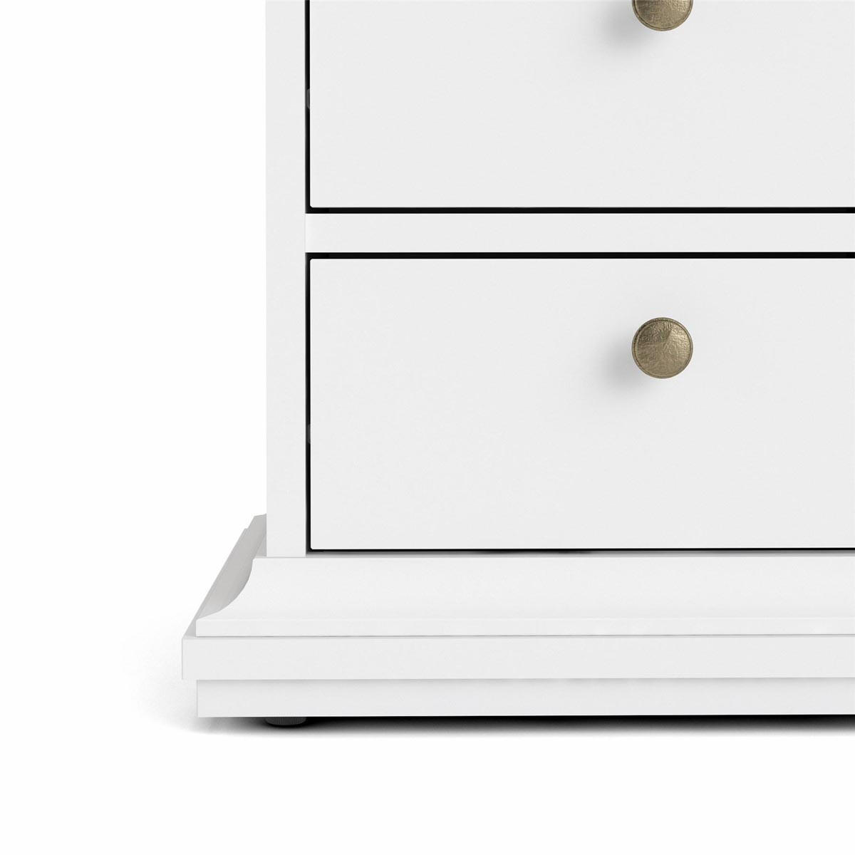 NACHTSCHRANK weiß - Weiß, Holzwerkstoff (44/59/40cm) - ebuy24