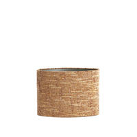 LAMPENSCHIRM Osire Braun 38/17.5/28 cm - Braun, Textil (38/17.5/28cm) - Light & Living