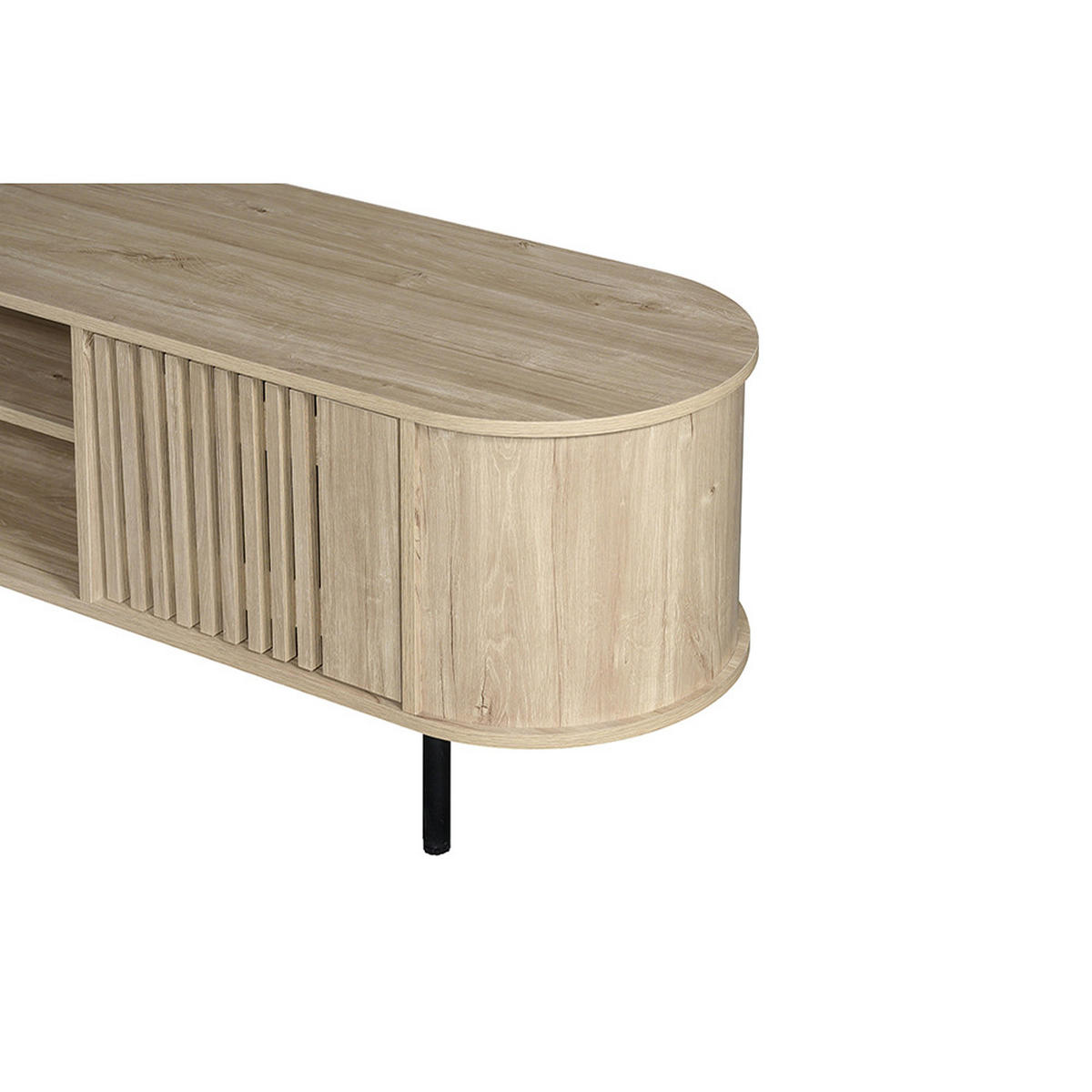 LOWBOARD in 160 x 40 x 47cm, Naturholzfarbe - Naturfarben, Holzwerkstoff (160/47/40cm) - KOMHTOM